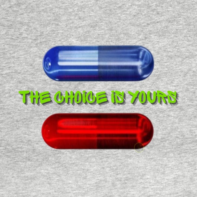 Red or Blue Choose Your Path by Showcase arts